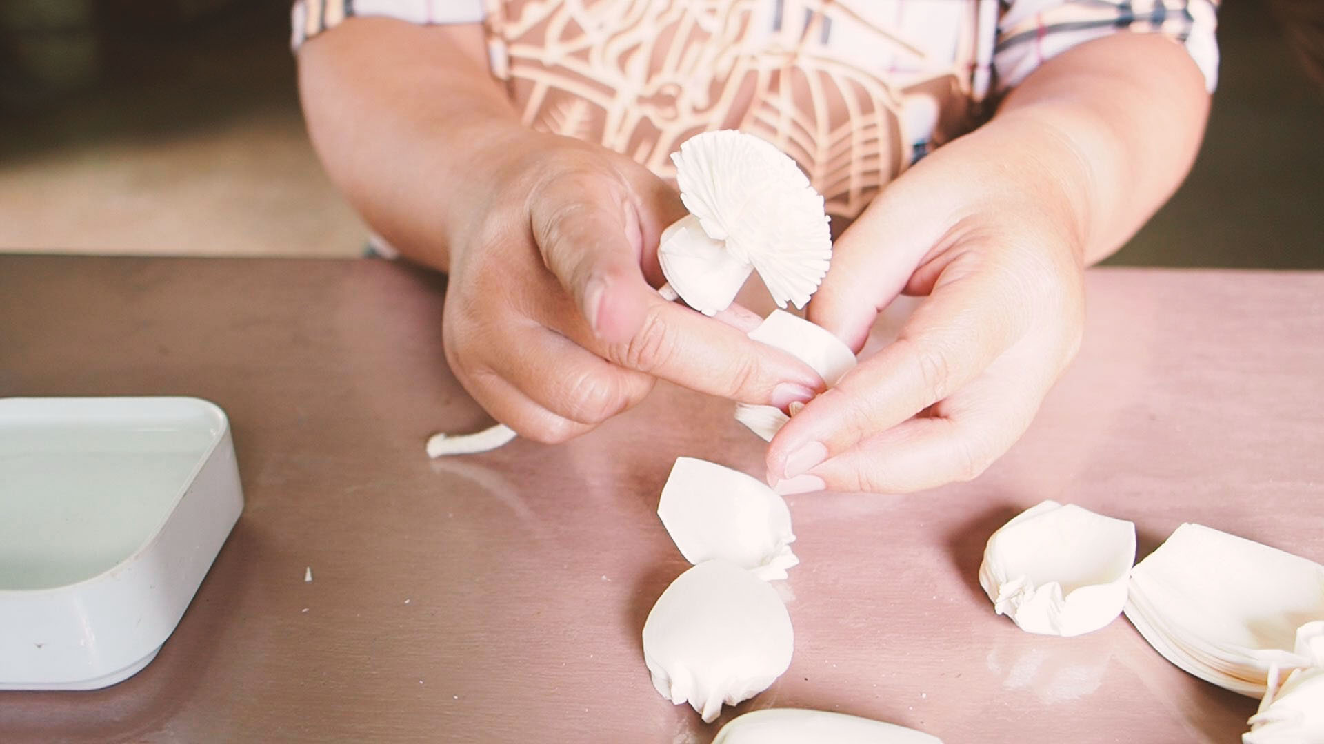 ขั้นตอนทำดอกไม้ประดิษฐ์ deim